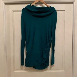 Teal maternity sweater